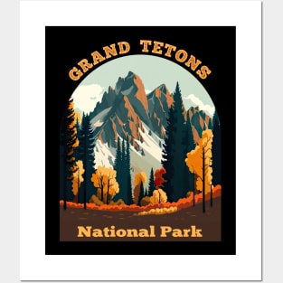 Grand Tetons National Park Posters and Art